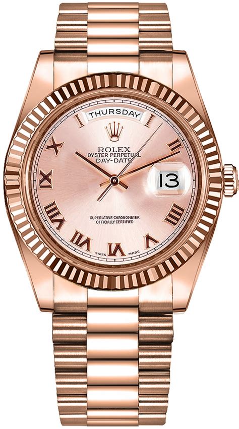 rose gold rolex day date 41|Rolex Day-Date 36 18 ct.